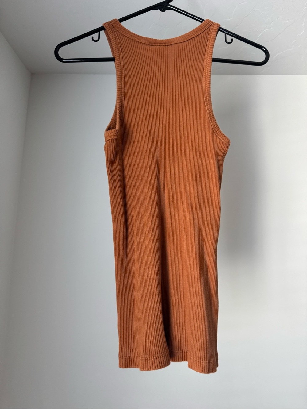 Women’s Ribbed Tank - Rust - Picture 3 of 5